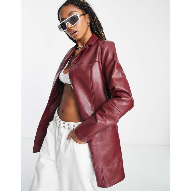 Asos clearance red jacket