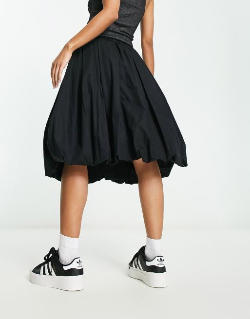 Puffy midi clearance skirt