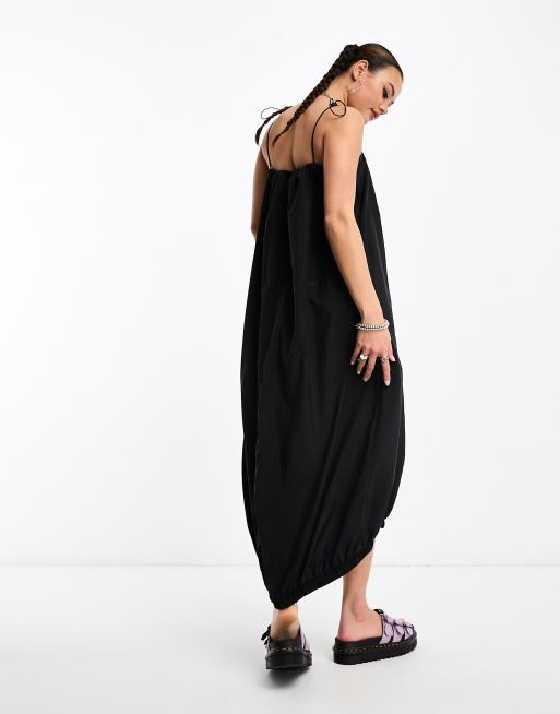 Puffball store maxi dress