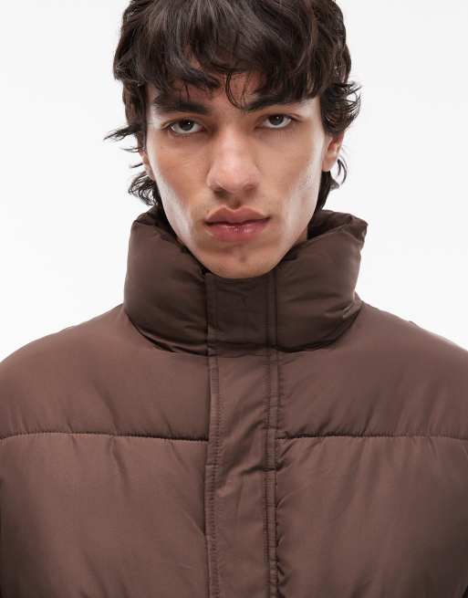 COLLUSION – Chokladbrun pufferjacka
