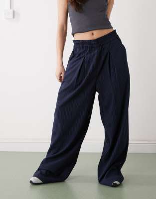 Collusion Pull On Pants In Blue