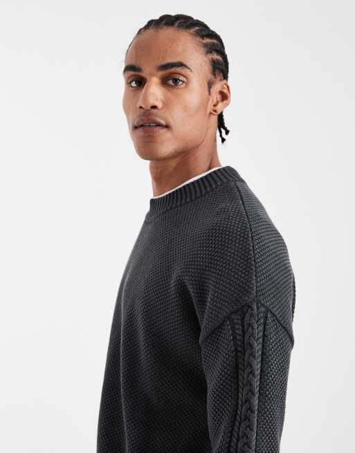 COLLUSION - Pull ras de cou en maille - Gris, 4 de 5
