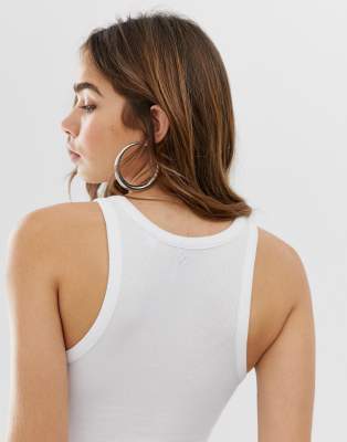 asos white tank top