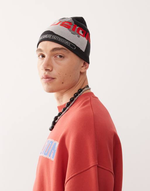 COLLUSION - Rød sweatshirt med firkantet pasform, 4 af 5