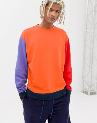 orange colour sweatshirt