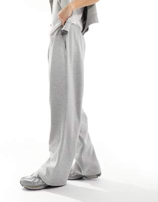 COLLUSION Relaxed skate sweatpants in gray heather 