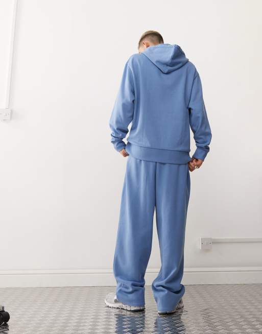 COLLUSION Relaxed skate joggers with co-ordinates in blue