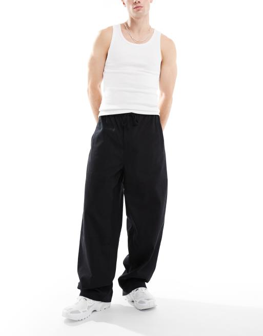 COLLUSION relaxed skater pants in black