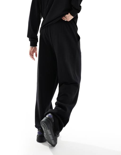 COLLUSION relaxed sweatpants in black