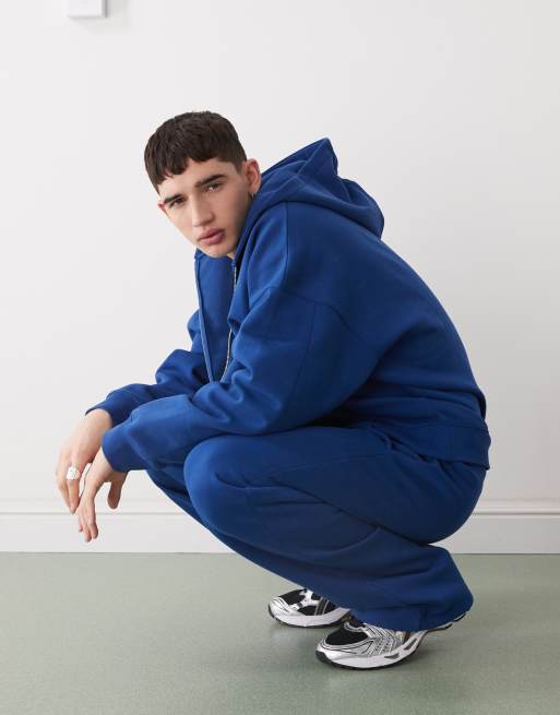 COLLUSION relaxed sweatpants in navy - part of a set
