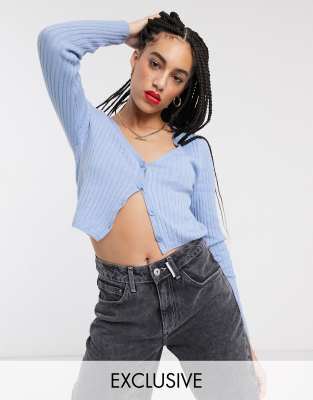 asos blue cardigan