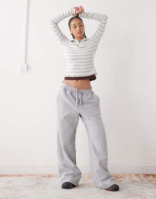 Collusion Ribbed Funnel Neck Quarter Zip Top In Multi