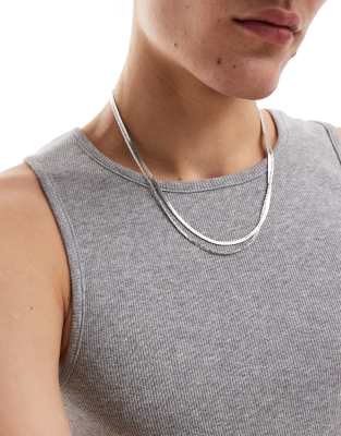 Collusion Ribbed Tank Top In Gray