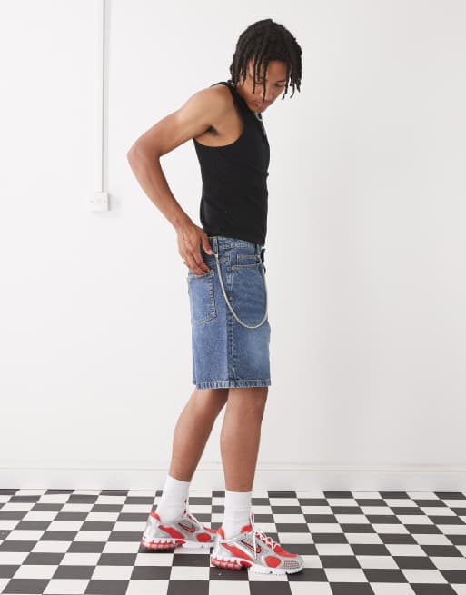 COLLUSION ribbed tank top in black 