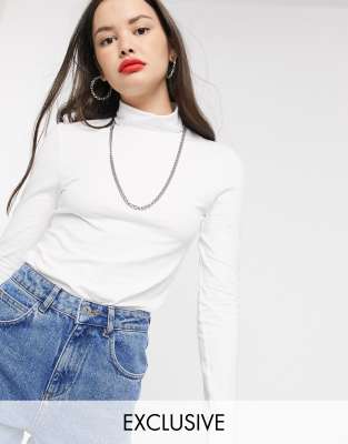 asos roll neck top