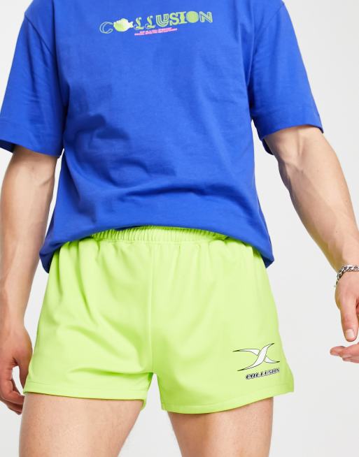 neon running shorts-1