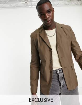 collusion -  – Schmaler Blazer in Braun