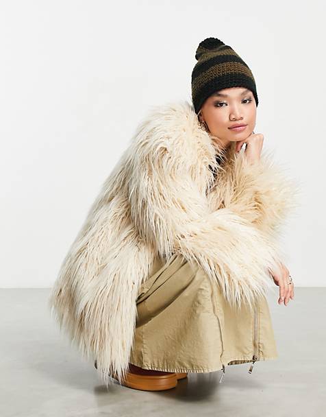 Women's Faux Fur Coats | Faux Fur Jackets & Gilets | ASOS