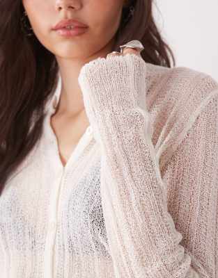 Collusion Sheer Knit Cardigan