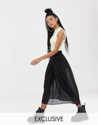 pinafore long skirt