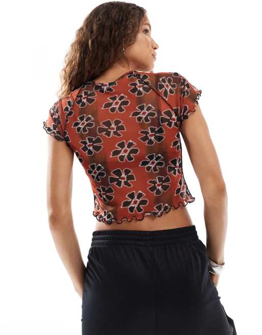 Sheer daisy top online