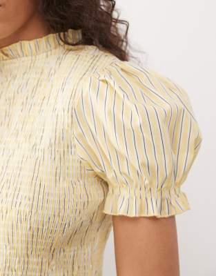 Collusion Shirred Blouse