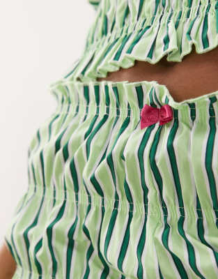 Collusion Shirred Micro Shorts