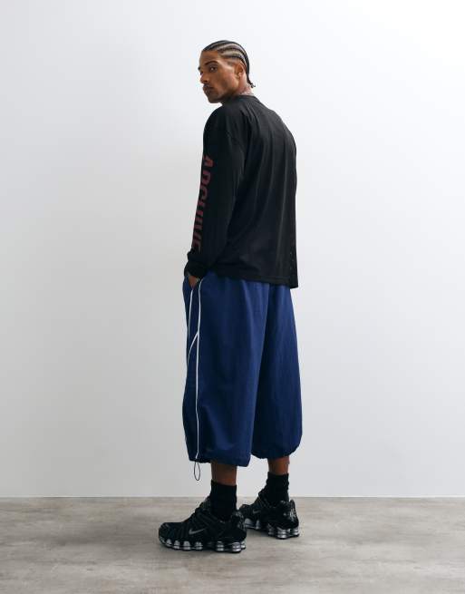 COLLUSION short ample 3/4 bleu marine, 4 de 5