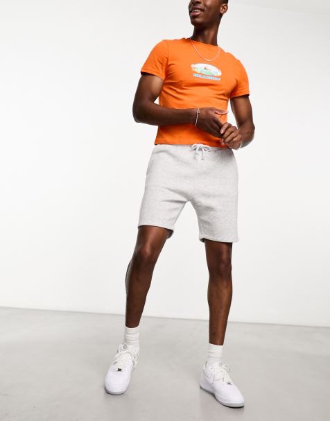 COLLUSION - Short en jersey - Gris chiné - view 1