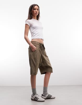 Collusion Short Sleeve Double Layer White T-shirt In White