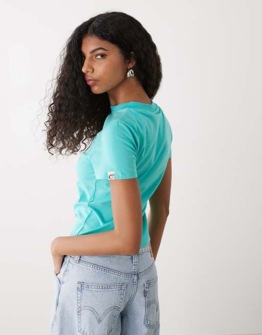 COLLUSION short sleeve Dump Them relaxed baby tee | ASOS