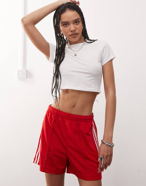 COLLUSION short sleeve super crop T-shirt in white - view 1