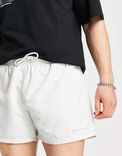 COLLUSION – Shorts aus Nylon in Ecru