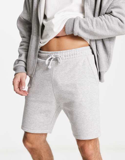 Gray hot sale sweatpant shorts