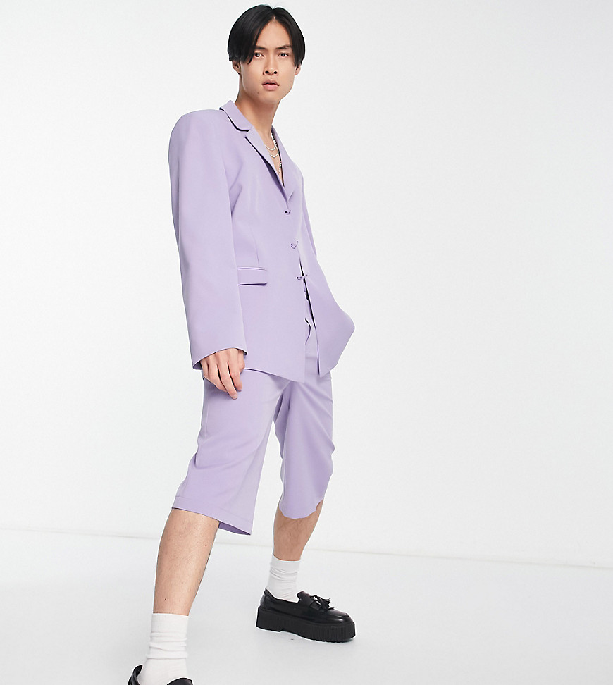 COLLUSION shorts in lilac co-ord-Purple