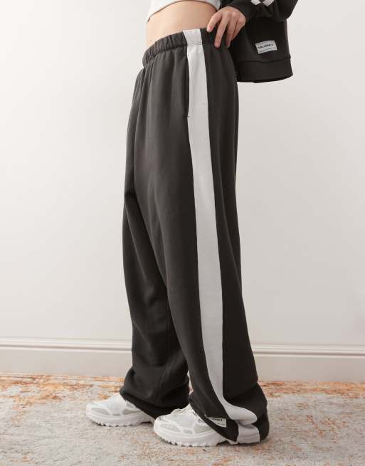 COLLUSION side panel sweatpants in black - part of a set, 2 of 5
