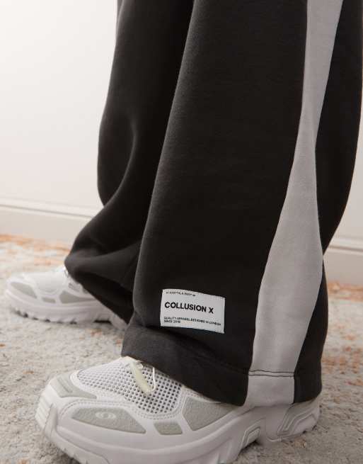 COLLUSION side panel sweatpants in black - part of a set, 3 of 5