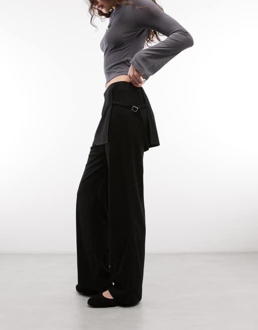 COLLUSION side tie skirt trouser, 2 of 5