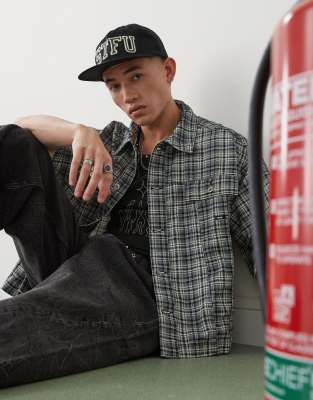 Collusion Skater Shirt In Multi