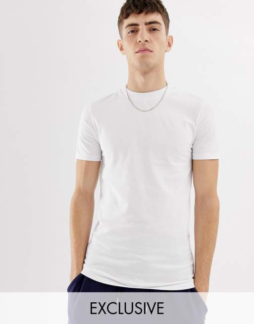 lag investering Betydning COLLUSION skinny fit t-shirt in white | ASOS