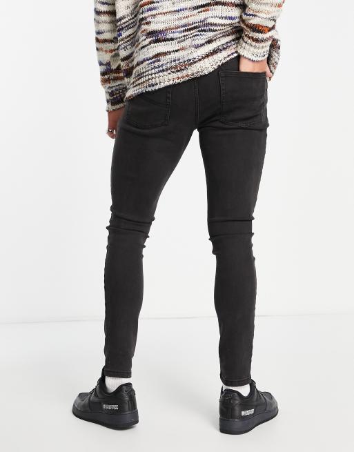COLLUSION - Skinny jeans in zwarte wassing, 2 van 4