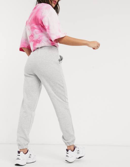 COLLUSION skinny sweatpants in gray marl, 2 of 4