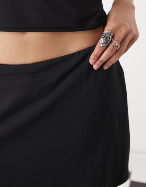 COLLUSION skort in black, 5 of 5