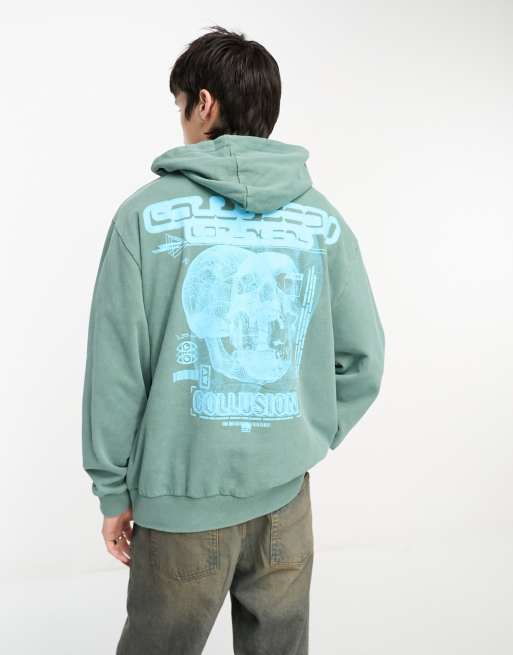 Dark best sale teal hoodie