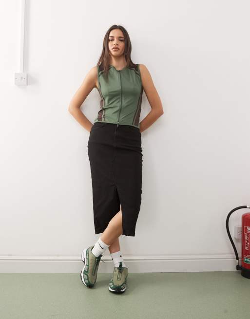 COLLUSION slim fit panel vest, 3 of 4