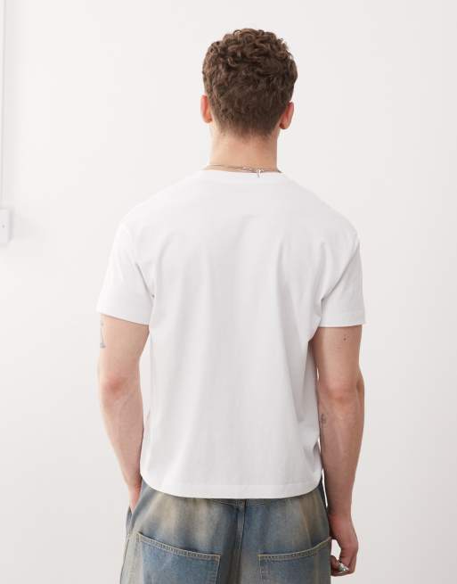COLLUSION Slim T-shirt in white, 4 of 4