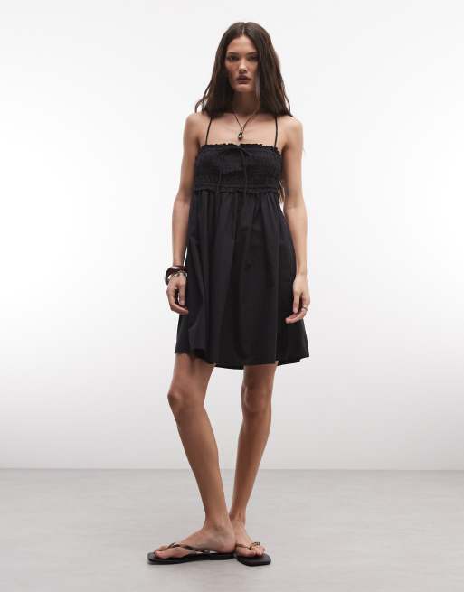 smocked mini dress black Ingrid & Isabel Women's Maternity Smocked Occasion Short Dress - Blur Floral Pink main image 0