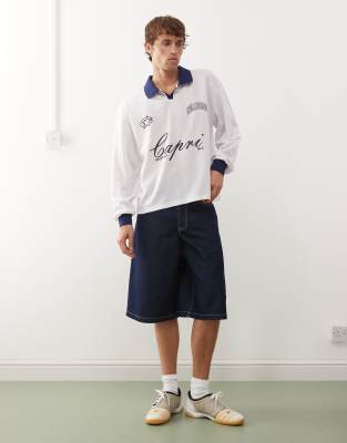 Collusion Soccer Jersey In White