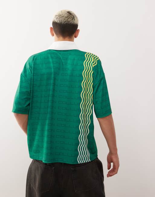 【KOOLOSET】Plain Over Soccer Collar Tee Oversized High Collar Tee v5 – Copping Zone