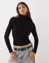 ONLY rollneck jumper in black